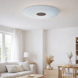 Plafonnier LED Porto effet cristal d: 48cm en situation