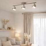 3 appliques LED. Spot plafond Affi en situation