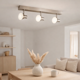 Spot de plafond triple LED Jericho l:46cm en situation