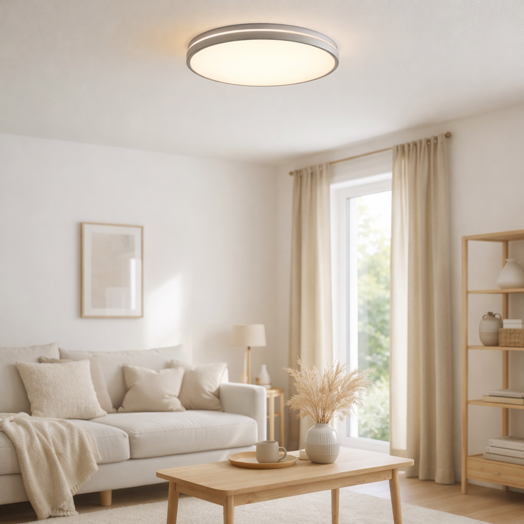 Plafonnier LED Alicante d:39cm en situation