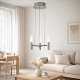 Couronne LED 3 flammes d : 28,4 cm haut/bas Château en situation