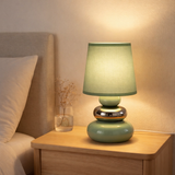 Lampe de table en céramique Stoney Mint - Classical - Table Lay - - Mint - E14 - Aucune information en situation