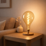 Lampe à LED Dilly Max, 5 watts, ampoule en métal et verre, blanc chaud, socket e27 LED, lampe LED décorative environ. en situation