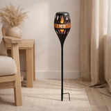 Piquet solaire LED FLAMINIA en situation