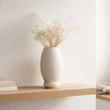 Vase en nano-ciment moderne, design innovant. RUD30WH en situation