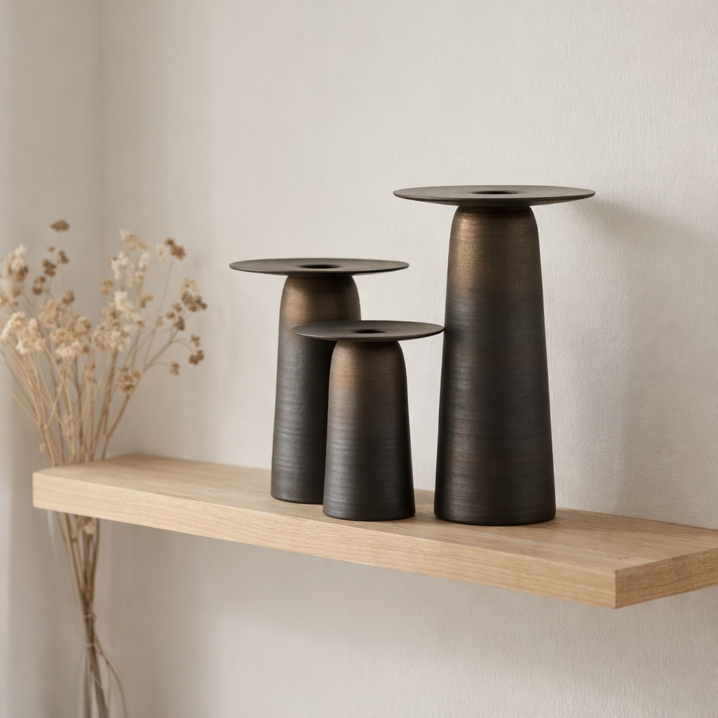 innovant, NewModern grand vase en céramique East+West ULF35 en situation