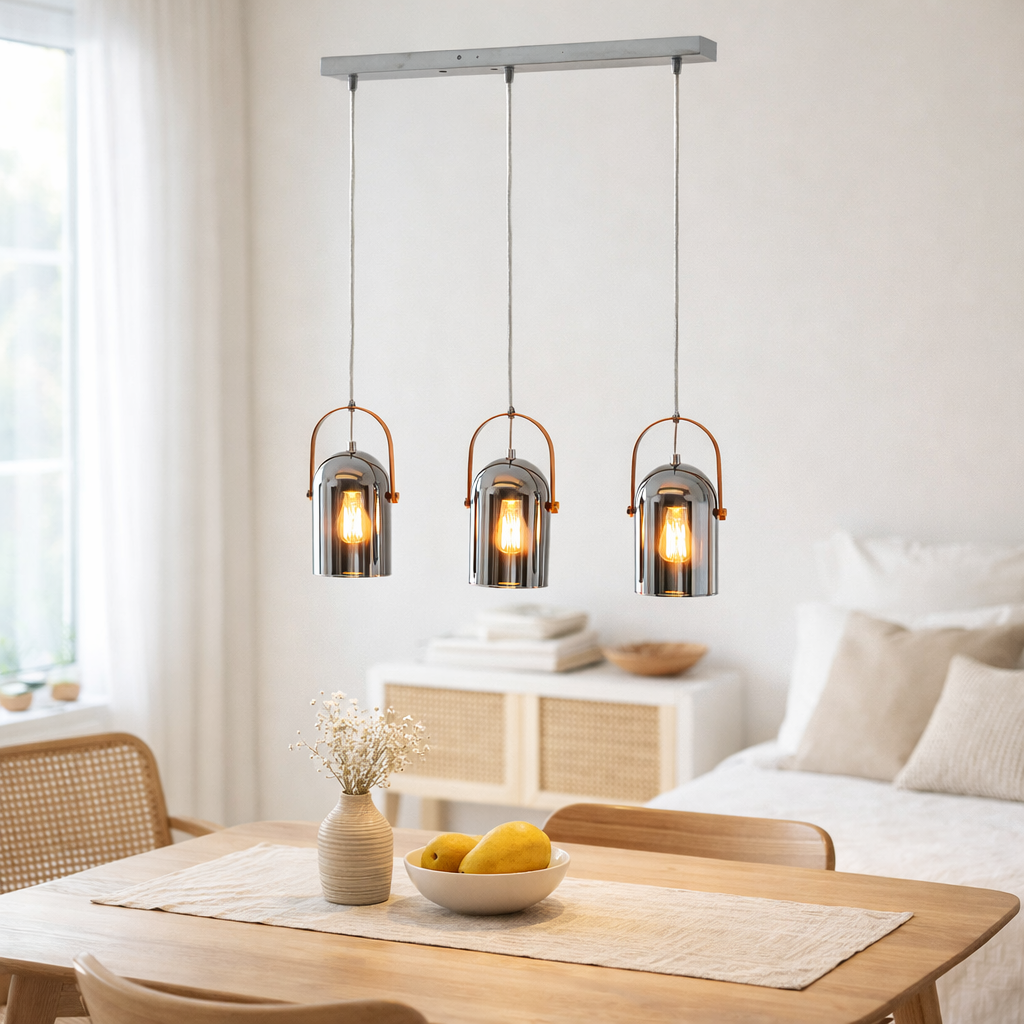 3e pendule verre l: 58 cm en situation