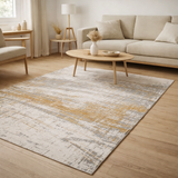 Tapis Eco - Columbus Gold - Tapis doré en situation