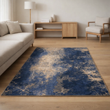 Tapis Eco - Bleu Abysse - Tapis bleu en situation