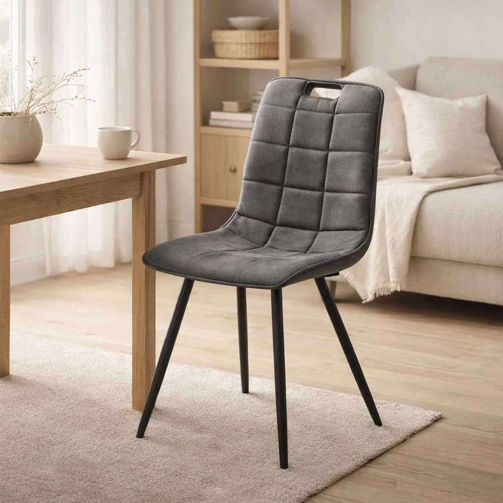 Cora Stoel - Bull Microleder Graphite% 2366 en situation