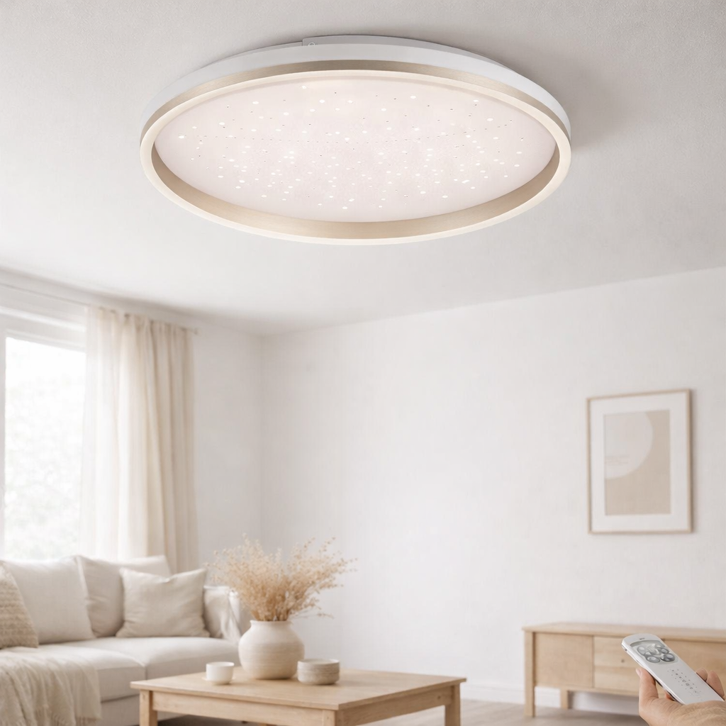 Plafond LED météore en situation