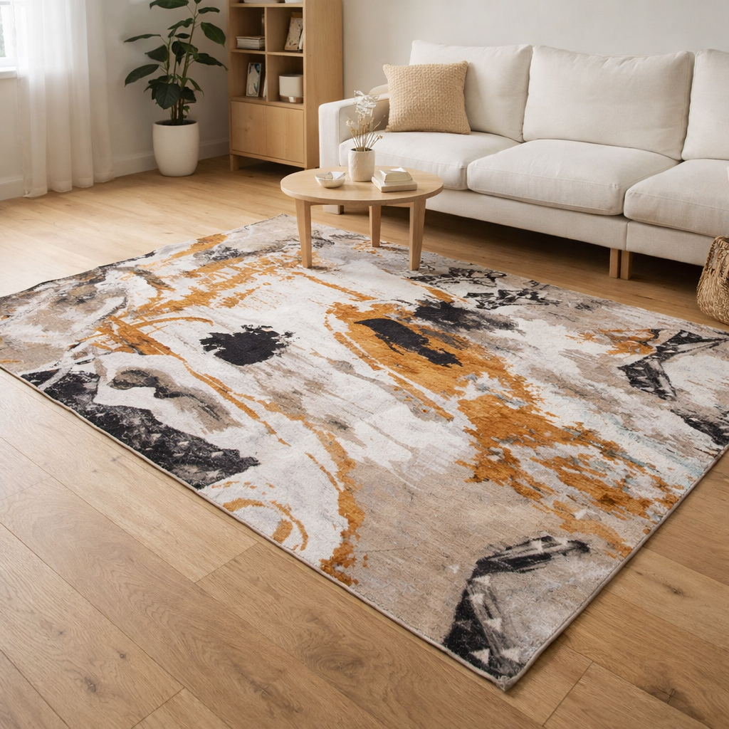 Tapis Eco - Milieu De - Tapis Multicolore en situation