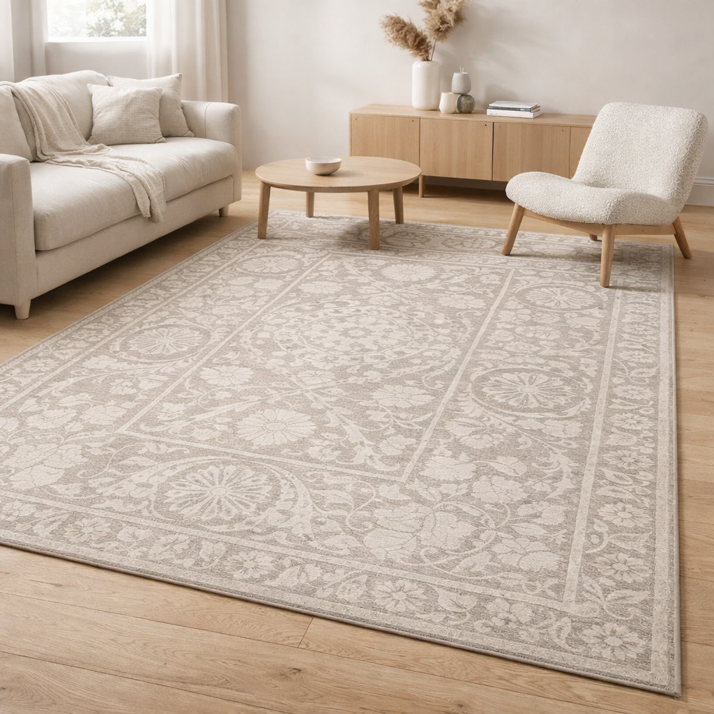 Tapis Eco - Boree - Tapis beige en situation