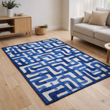 Tapis Eco - Outremer - Tapis bleu en situation