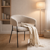 Tissu de fauteuil Liam Perfect Harmony Natural en situation