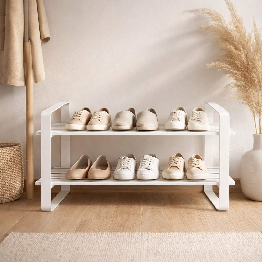 Porte-chaussures Gorillz Unify - Blanc en situation