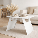 Table d'Appoint Ruche Blanc en situation