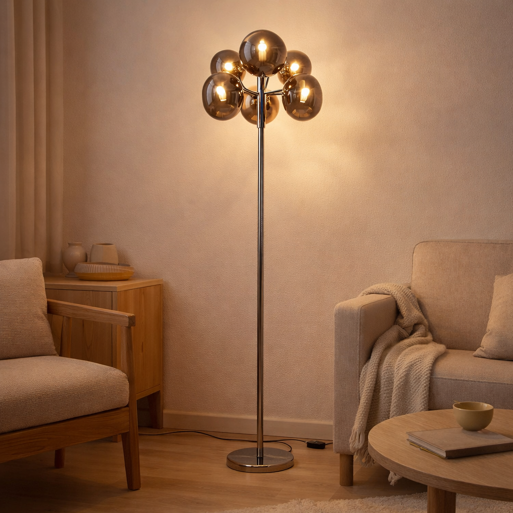 Lampadaire ORION fumé en situation