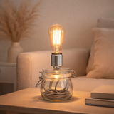 Lampe de table en verre Max. en situation