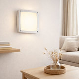 Plafond mural LED à l'extérieur en situation