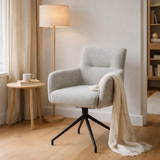 Tissu de fauteuil Joey aragon gris en situation