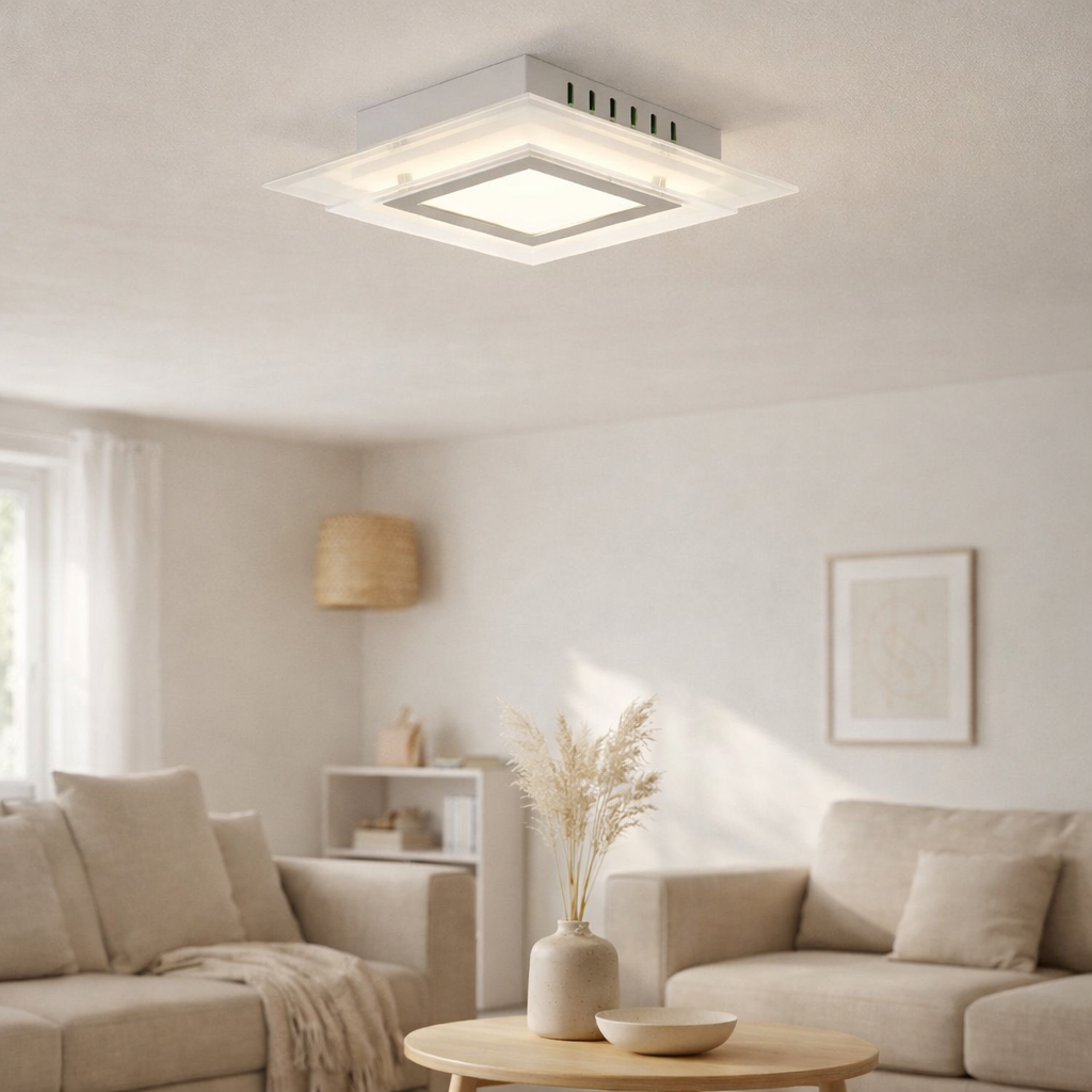 Applique et plafonnier LED Lucca en situation