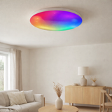 Plafonnier LED Arc-en-ciel en situation