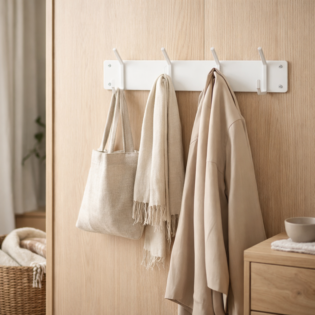 Gorillz Mystique Three - Industriel - Porte-manteau mural - Porte-manteau mural - Blanc en situation