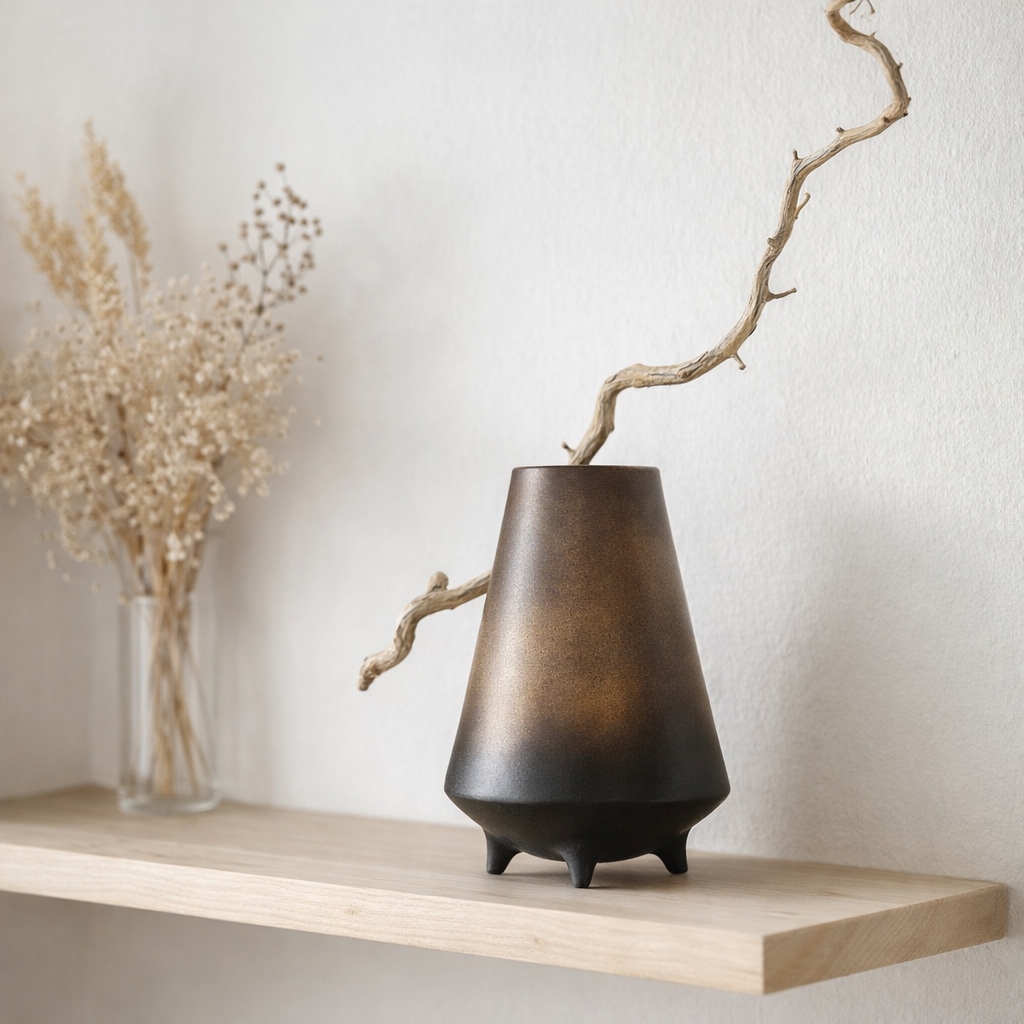 NouveauVase/bol design haut de gamme en céramique moderne East+West OTA35 en situation