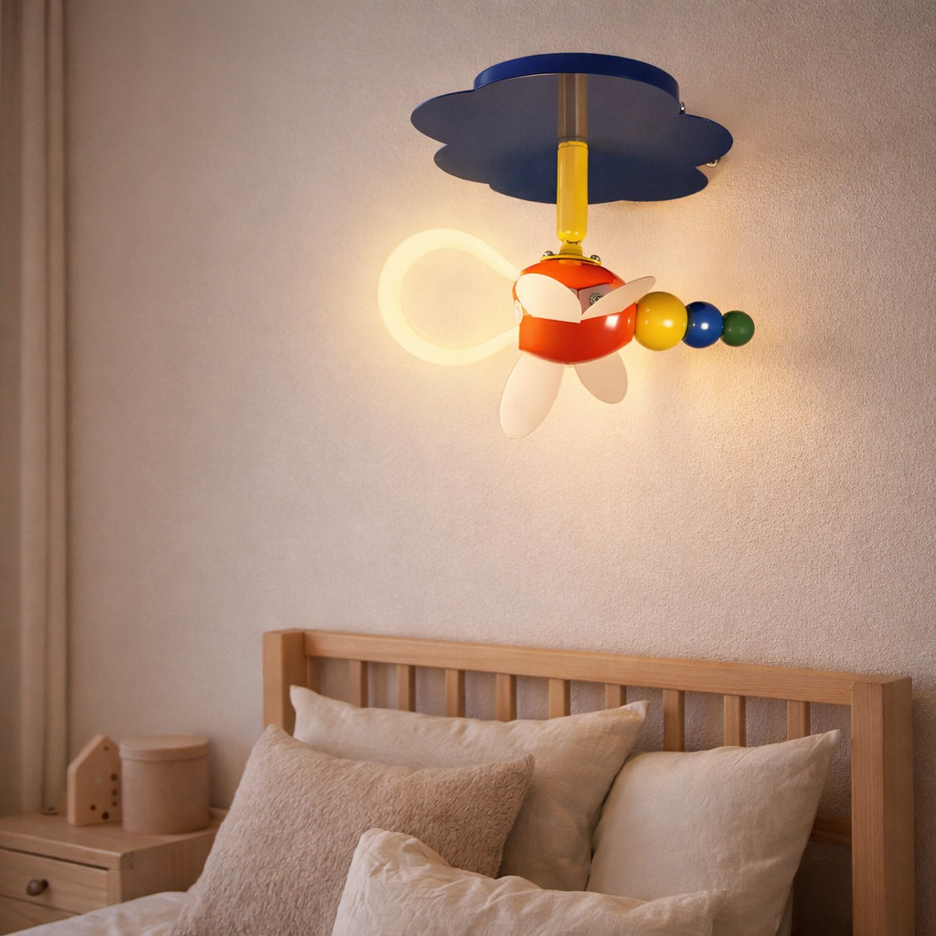 Plafonds pour enfants et lampe murale Fly Mimmi en situation