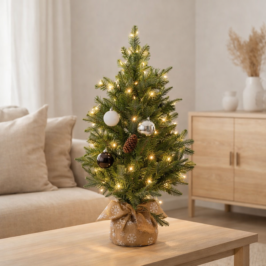 Arbre de Noël LED - H: 70 cm en situation