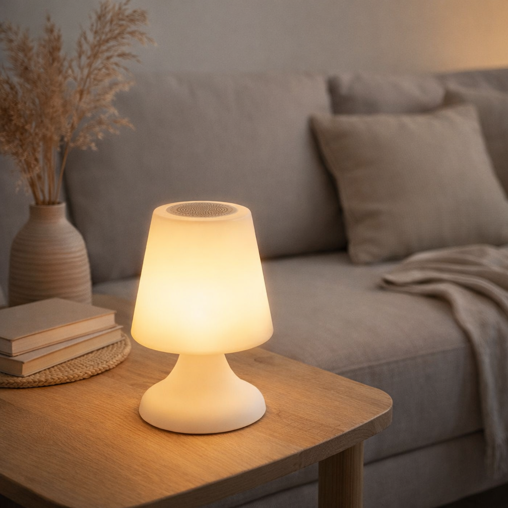 Lumière décorative LED avec Bluetooth en situation