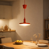 Lampe à pente en situation