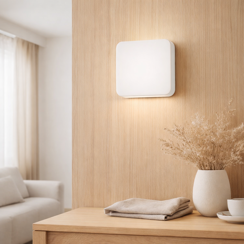 Luminaire LED LEVI angulaire en situation