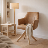 CALVIN CHALCHAIR SPUCHIL TEST COGNAC SOFT en situation