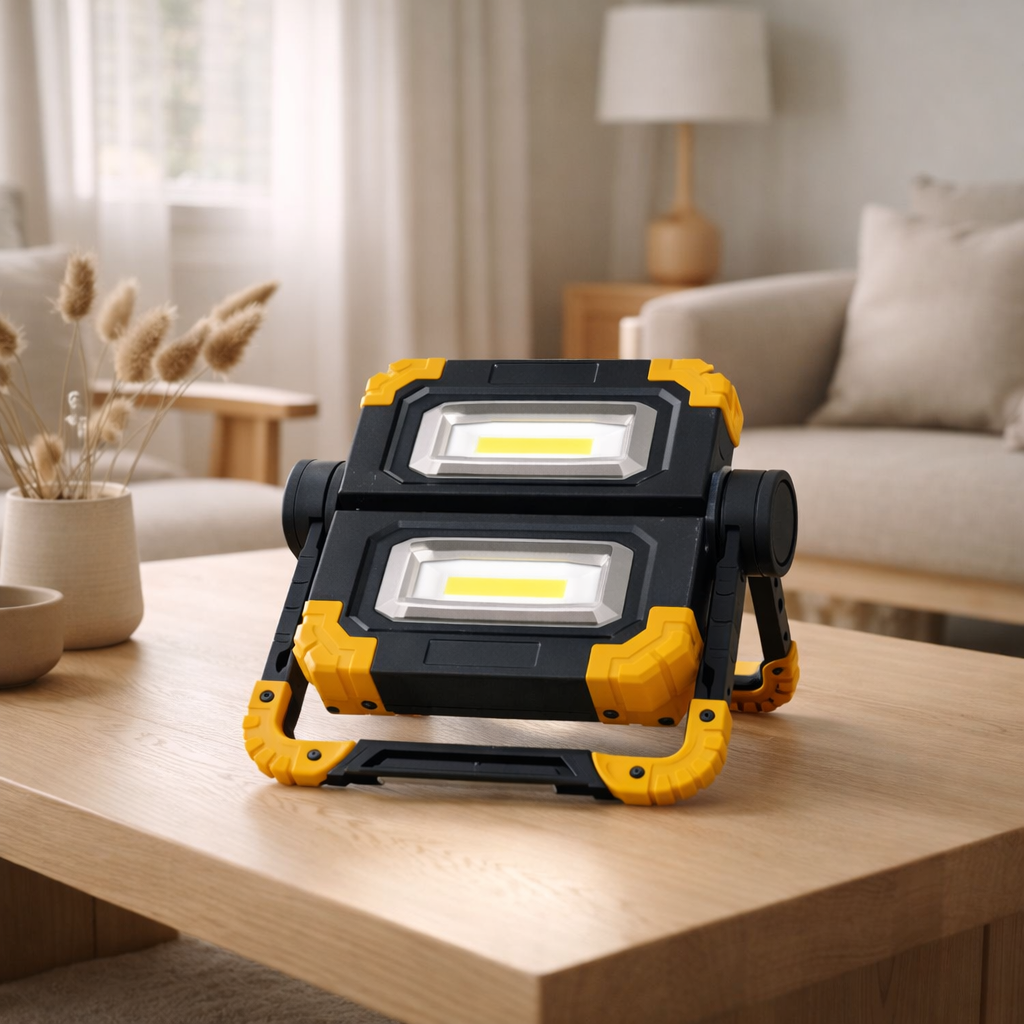 Spot LED PETRO jaune en situation