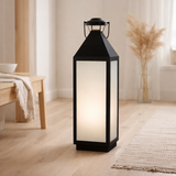 LED DECOL LED Doris en plastique et en verre en noir, LED intégrée, pour l'intérieur en situation