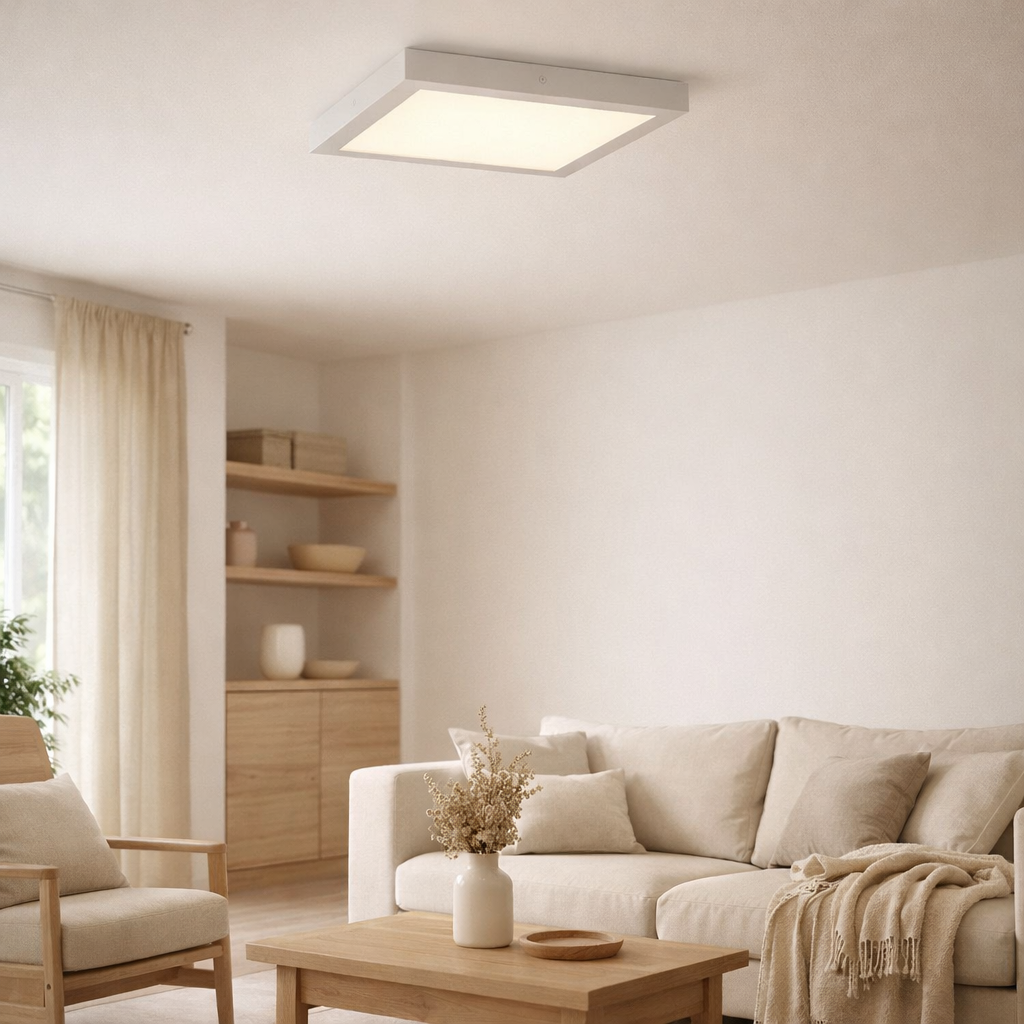 Panneau d'assemblage LED D: 30 cm en situation