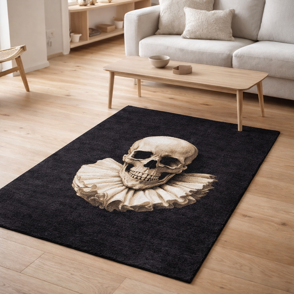 Tapis Eco - Funny Bones - Tapis noir en situation