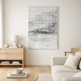 Tapis Eco - Metro Noir & Blanc - Tapis noir et blanc en situation