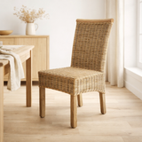 Chaise en rotin chaise de salle à manger tabac Perth chaise en osier chaise en rotin durable en situation