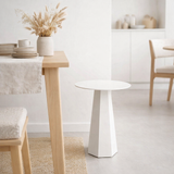 Table d'Appoint Charme Blanc en situation