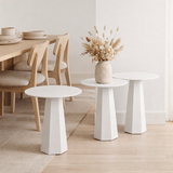 Table d'Appoint Charme Blanc en situation