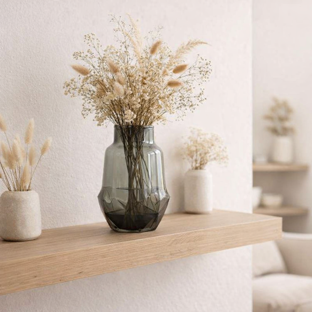 vase rond angulaire jaggy,série: CUZCO 28GR en situation