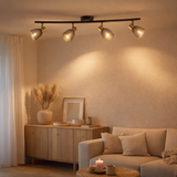 Lampe de plafond 4er Spot Lindita excluant les lampes en situation