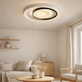 LED PLACE LED EFFET 3D Malea Ø 49 cm, avec de nombreuses fonctions, y compris la télécommande en situation