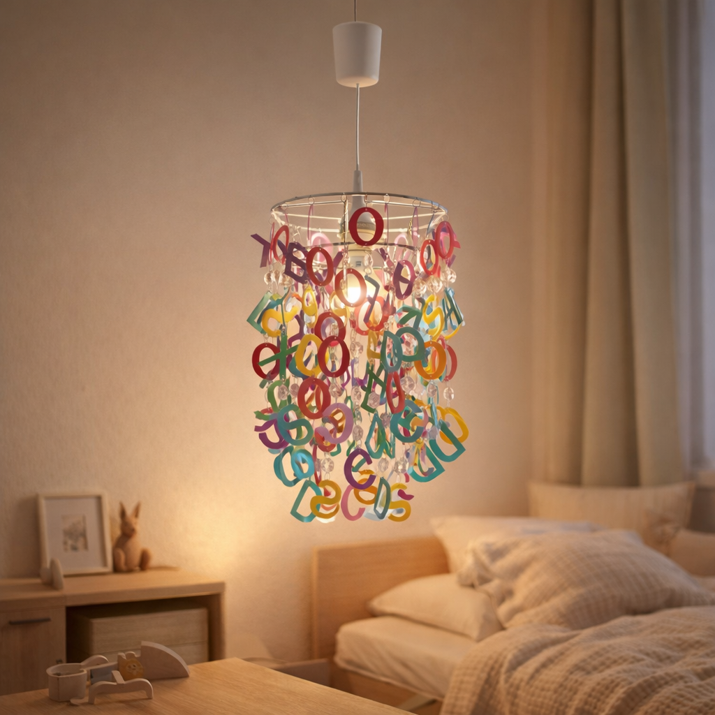 Lampe à pendentif pour enfants Letterly en situation