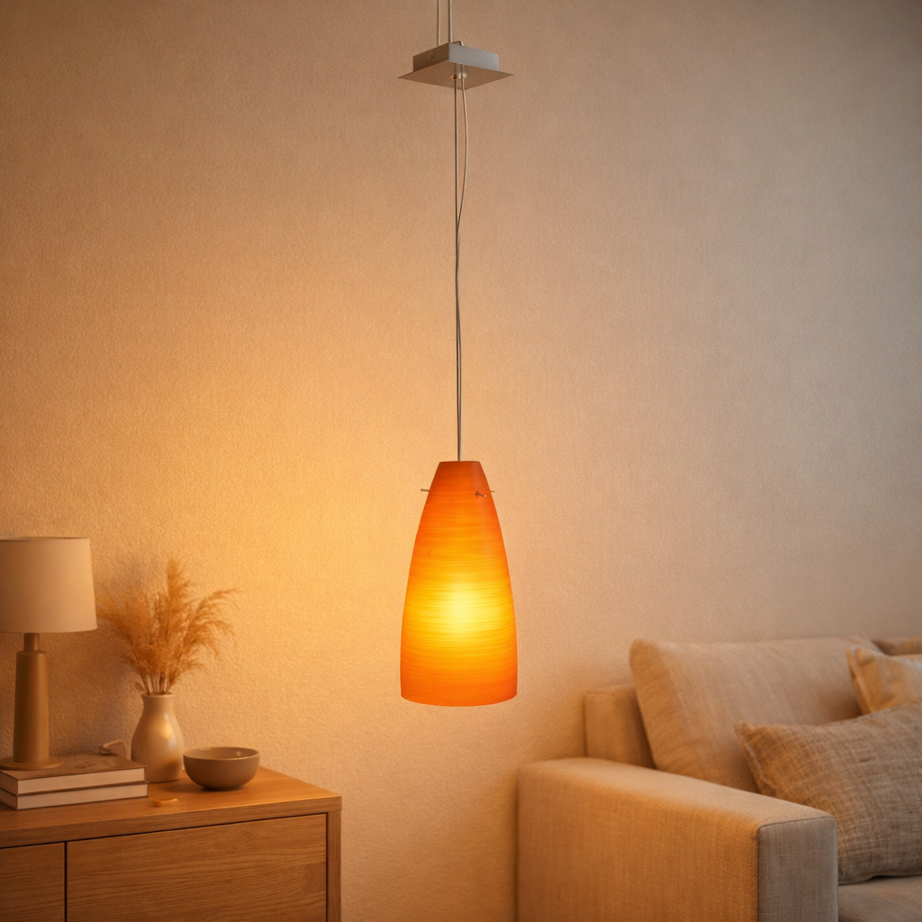Lampe en verre (768302 + 085498) en situation