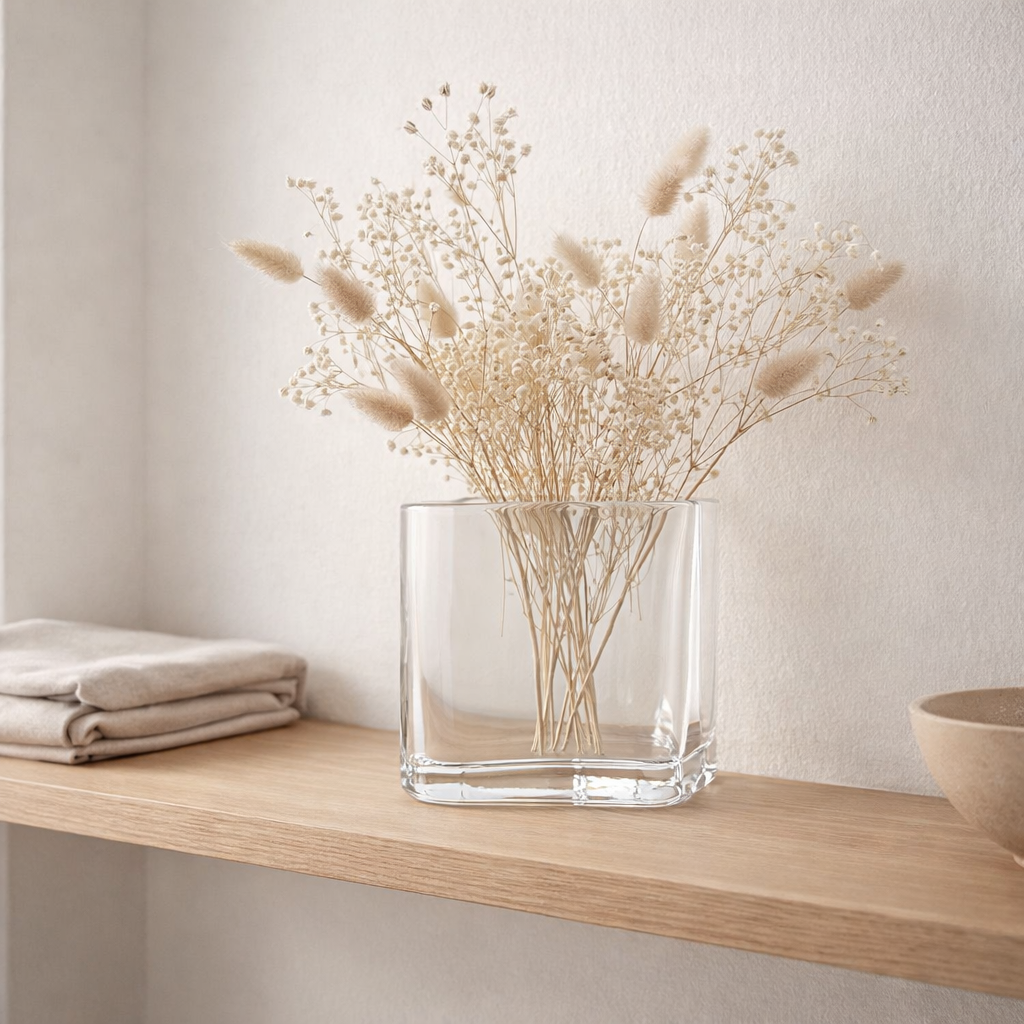 Nouveau vase au design moderne inspiré de CORAL et Aalto, COR13WH en situation