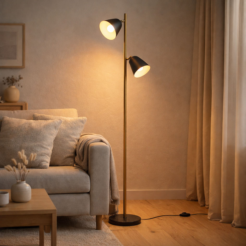 Lampadaire Triton h: 145cm en situation